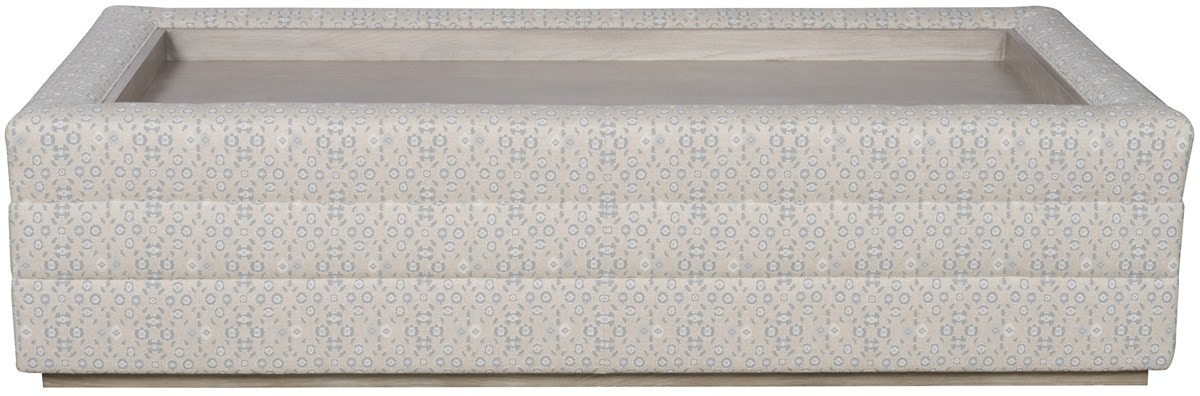 Vanguard 9084Z-B Living Room Boyden Bumper with Wood Tray